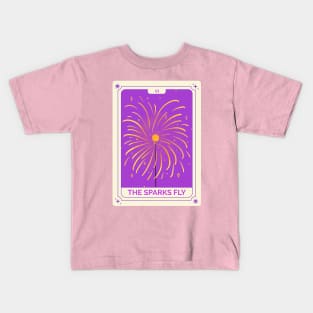 The Sparks Fly Tarot Card Kids T-Shirt